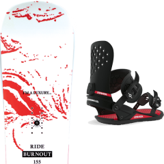 comparer et trouver le meilleur prix du snowboard Ride Burnout 20 + strata black 20 sur Sportadvice