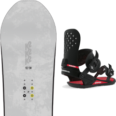 comparer et trouver le meilleur prix du snowboard K2 Bottle rocket flat/rocker 19 + strata black 20 sur Sportadvice