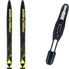 comparer et trouver le meilleur prix du ski Fischer Sprint crown rental ifp 18 + tour step-in ifp blk/white sur Sportadvice