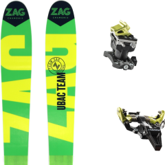 comparer et trouver le meilleur prix du ski Zag Ubac team + speed radical black/yellow 19 sur Sportadvice
