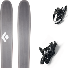 comparer et trouver le meilleur prix du ski Black Diamond Helio 95 19 + alpinist 9 long travel 105mm black/ium sur Sportadvice