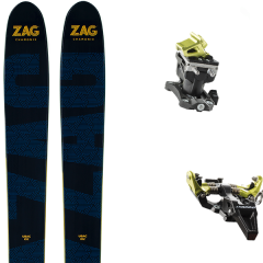 comparer et trouver le meilleur prix du ski Zag Ubac 102 + speed radical black/yellow 19 sur Sportadvice