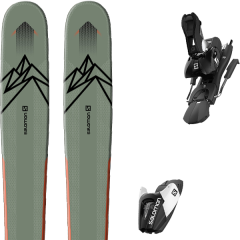 comparer et trouver le meilleur prix du ski Salomon Qst ripper m + l7 n b90 black/white 19 sur Sportadvice