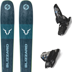 comparer et trouver le meilleur prix du ski Blizzard Rustler 9 + griffon 13 id black sur Sportadvice
