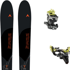 comparer et trouver le meilleur prix du ski Dynastar Vertical f-team + speed radical black/yellow 19 sur Sportadvice