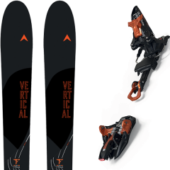 comparer et trouver le meilleur prix du ski Dynastar Vertical f-team + kingpin 10 100-125mm black/cooper sur Sportadvice