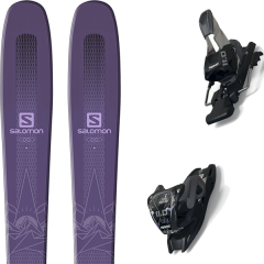 comparer et trouver le meilleur prix du ski Salomon Qst myriad 85 19 + 11.0 tcx black/anthracite sur Sportadvice
