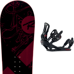 comparer et trouver le meilleur prix du snowboard Rossignol Circuit wide + battle black/red m/l sur Sportadvice