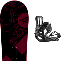 comparer et trouver le meilleur prix du snowboard Rossignol Circuit wide + pact black sur Sportadvice