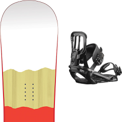 comparer et trouver le meilleur prix du snowboard Salomon 6 piece 19 + pact black 20 sur Sportadvice