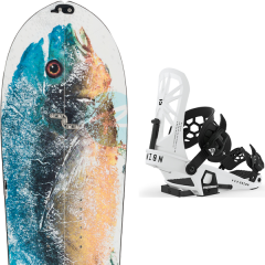 comparer et trouver le meilleur prix du snowboard Rossignol Xv sushi lg split 20 + expedition white 20 sur Sportadvice