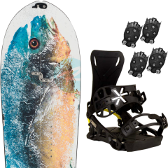 comparer et trouver le meilleur prix du snowboard Rossignol Xv sushi lg split 20 + prime connect r sur Sportadvice