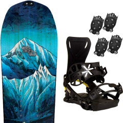 comparer et trouver le meilleur prix du snowboard Jones Frontier split 20 + prime connect r sur Sportadvice