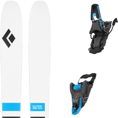comparer et trouver le meilleur prix du ski Black Diamond Helio recon 105 + s/lab shift mnc blue/black sh110 sur Sportadvice