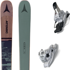 comparer et trouver le meilleur prix du ski Atomic Punx seven green/brown + 11.0 tcx white sur Sportadvice