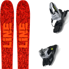 comparer et trouver le meilleur prix du ski Line Ruckus + free ten id black/white sur Sportadvice