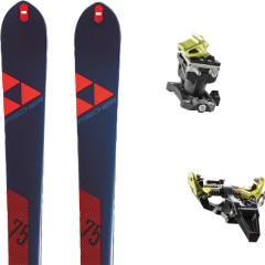 comparer et trouver le meilleur prix du ski Fischer Transalp 75 carbon + speed radical black/yellow 19 sur Sportadvice