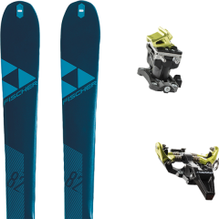 comparer et trouver le meilleur prix du ski Fischer My transalp 82 carbon + speed radical black/yellow 19 sur Sportadvice