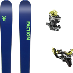 comparer et trouver le meilleur prix du ski Faction Agent 1.0 + speed radical black/yellow 19 sur Sportadvice