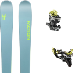 comparer et trouver le meilleur prix du ski Faction Agent 1.0 x + speed radical black/yellow 19 sur Sportadvice