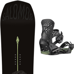 comparer et trouver le meilleur prix du snowboard Salomon Assassin pro 20 + highlander black / oil green 20 sur Sportadvice