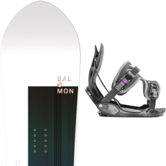 comparer et trouver le meilleur prix du snowboard Salomon Pillow talk 20 + haylo wm s s black 20 sur Sportadvice