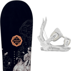 comparer et trouver le meilleur prix du snowboard Rossignol Justice 20 + mayon wm s s platinium 20 sur Sportadvice