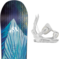 comparer et trouver le meilleur prix du snowboard Jones Wm s s airheart 20 + mayon wm s s platinium 20 sur Sportadvice
