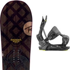 comparer et trouver le meilleur prix du snowboard Rossignol Angus wide 20 + fenix black 20 sur Sportadvice