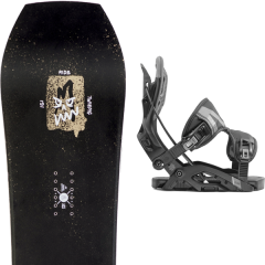 comparer et trouver le meilleur prix du snowboard Ride Twin pig 20 + fuse black 20 sur Sportadvice