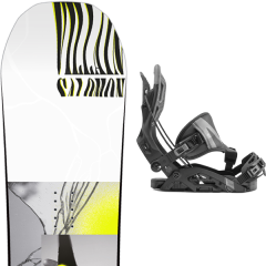 comparer et trouver le meilleur prix du snowboard Salomon The villain 20 + fuse hybrid black 20 sur Sportadvice