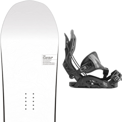 comparer et trouver le meilleur prix du snowboard Salomon Super 8 20 + fuse hybrid black 20 sur Sportadvice