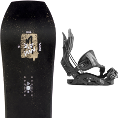 comparer et trouver le meilleur prix du snowboard Ride Twin pig 20 + fuse hybrid black 20 sur Sportadvice