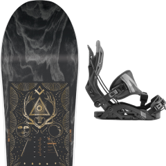 comparer et trouver le meilleur prix du snowboard Nitro Mam 20 + fuse hybrid black 20 sur Sportadvice