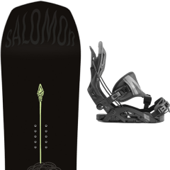 comparer et trouver le meilleur prix du snowboard Salomon Assassin pro 20 + fuse hybrid black 20 sur Sportadvice