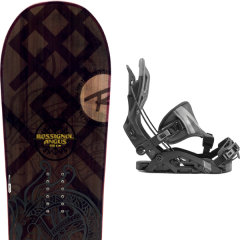 comparer et trouver le meilleur prix du snowboard Rossignol Angus 20 + fuse hybrid black 20 sur Sportadvice