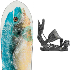 comparer et trouver le meilleur prix du snowboard Rossignol Xv sushi lf wide 20 + nx2 hybrid black 20 sur Sportadvice