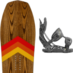 comparer et trouver le meilleur prix du snowboard Arbor Cask 20 + nx2 black 20 sur Sportadvice