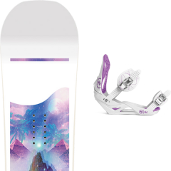 comparer et trouver le meilleur prix du snowboard Capita Space metal fantasy 19 + ela white 19 sur Sportadvice