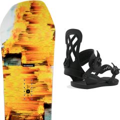 comparer et trouver le meilleur prix du snowboard Ride Helix 20 + contact pro black 20 sur Sportadvice