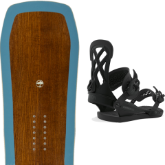comparer et trouver le meilleur prix du snowboard Arbor Westmark camber 20 + contact pro black 20 sur Sportadvice