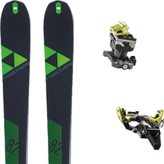 comparer et trouver le meilleur prix du ski Fischer Transalp 82 carbon + speed radical black/yellow 19 sur Sportadvice