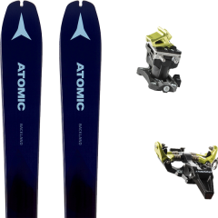 comparer et trouver le meilleur prix du ski Atomic Backland wmn 78 dark blue/blue + speed radical black/yellow 19 sur Sportadvice