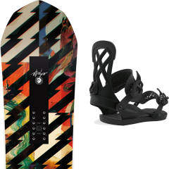 comparer et trouver le meilleur prix du snowboard Capita Ultrafear 20 + contact pro black 20 sur Sportadvice