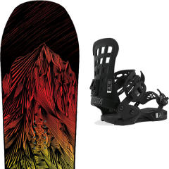 comparer et trouver le meilleur prix du snowboard Jones Mountain twin 20 + atlas black 20 sur Sportadvice
