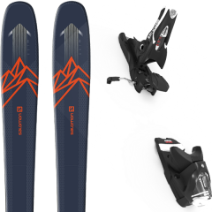 comparer et trouver le meilleur prix du ski Salomon Qst 85 blue/orange + spx 12 gw b100 black sur Sportadvice