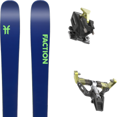 comparer et trouver le meilleur prix du ski Faction Agent 1.0 + superlite 175 black sur Sportadvice