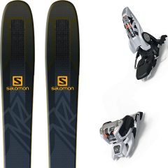 comparer et trouver le meilleur prix du ski Salomon Qst 99 black/saffron + griffon 13 id white sur Sportadvice