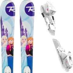 comparer et trouver le meilleur prix du ski Rossignol Frozen + kid-x 4 b76 white silver sur Sportadvice