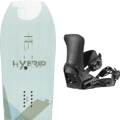 comparer et trouver le meilleur prix du snowboard Yes Hybrid 20 + district black 20 sur Sportadvice